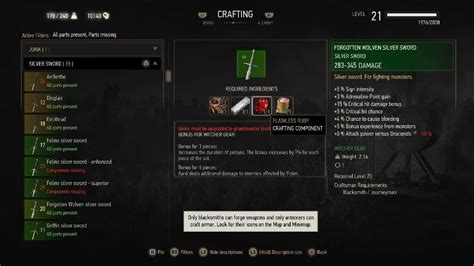 Witcher 3 flawless ruby - A shirt is a basic piece of light armor in The Witcher 3: Wild Hunt that is needed to craft the following items: It can be purchased from the following merchants: All armorers except Zoltan Chivay Elihal in his workshop in Farcorners Armors merchant in Nilfgaardian Army Group 'Center' Camp Merchant in the boatyard south of Refugees' Camp Merchant at …